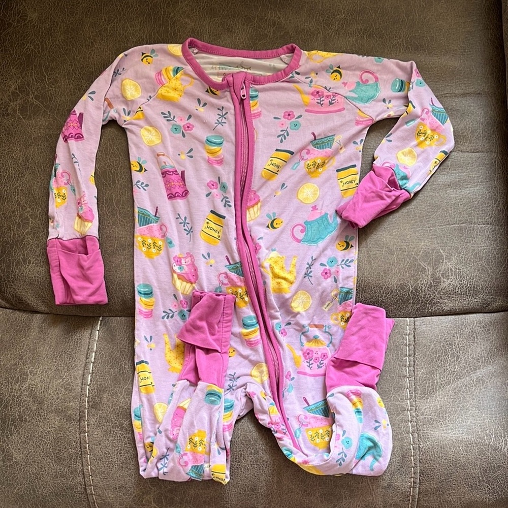 Little Sleepies Tea Party Zippy